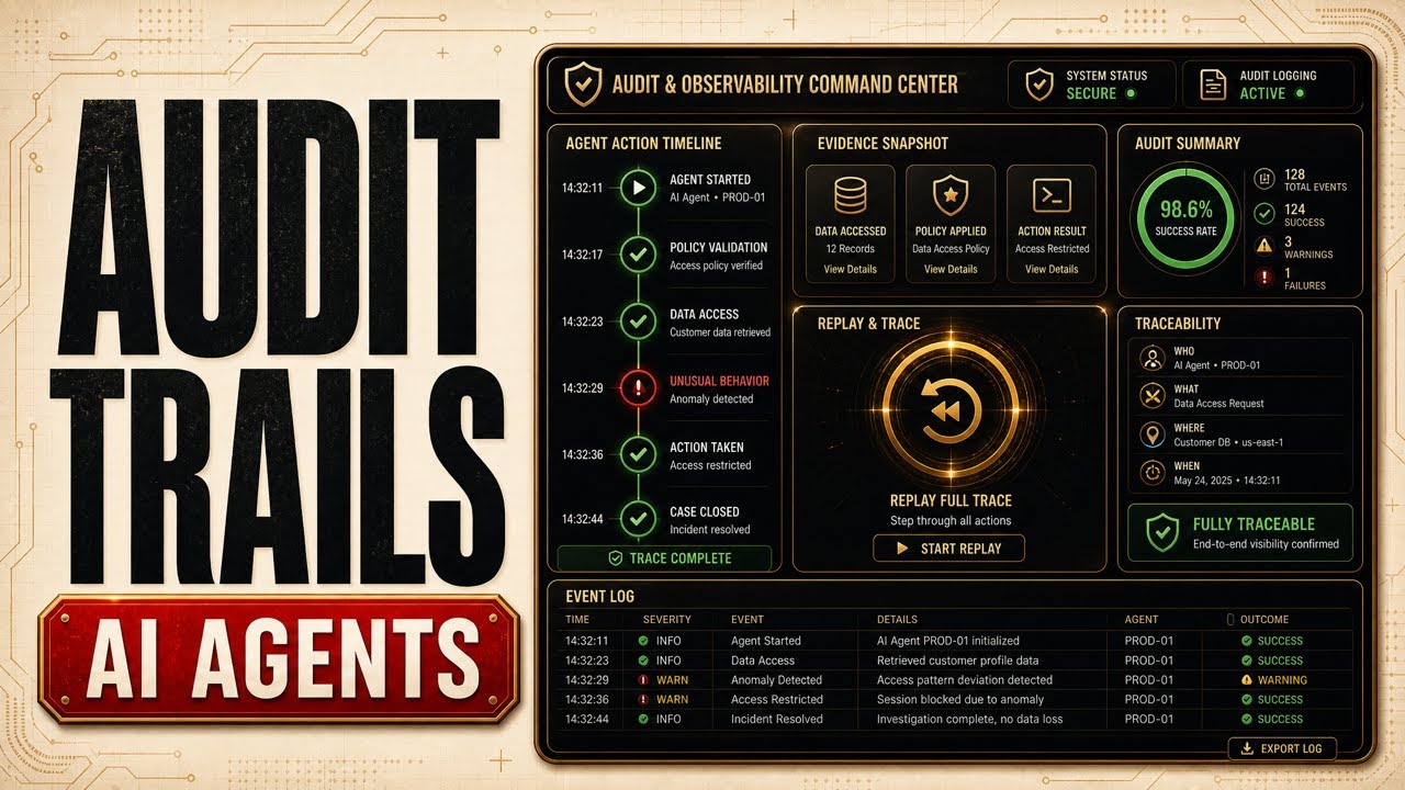 How to Build Audit Trails for AI Agents
