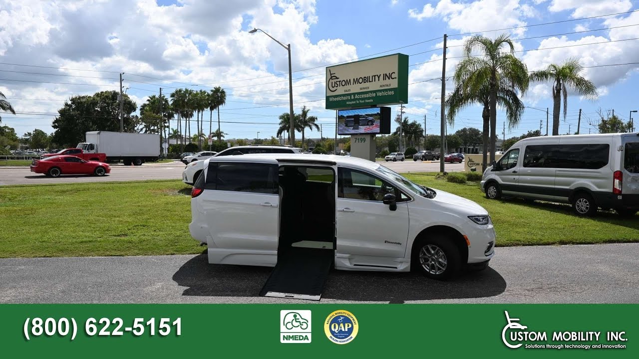 2025 Chrysler Pacifica with a Braunability Infloor Side Entry Ramp