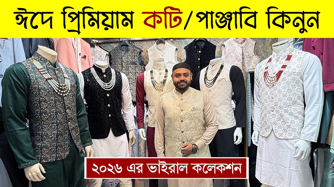 রাজকীয় কটি এবং পাঞ্জাবি কালেকশন ২০২৬| Panjabi/Koti Price in Bangladesh 2026| Panjabi Price bd