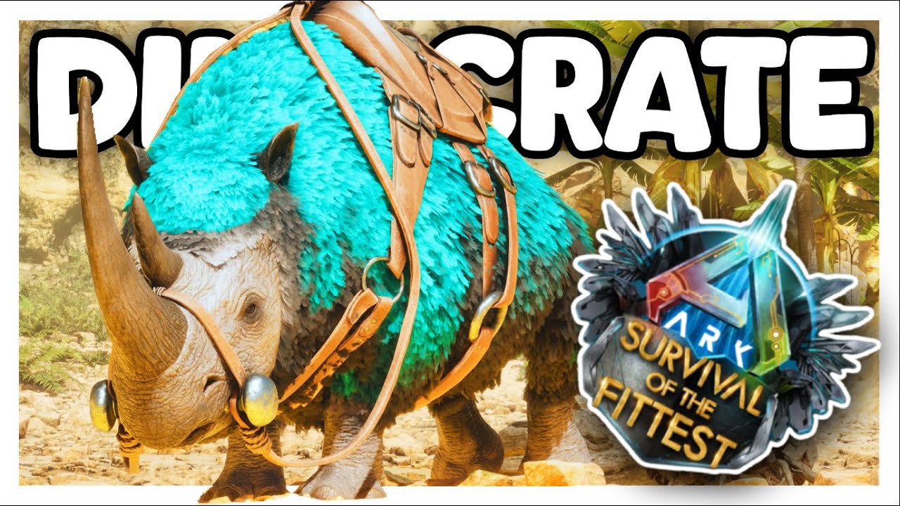 Solo Win Using ONLY DINO CRATE! - ARK: Survival of The Fittest