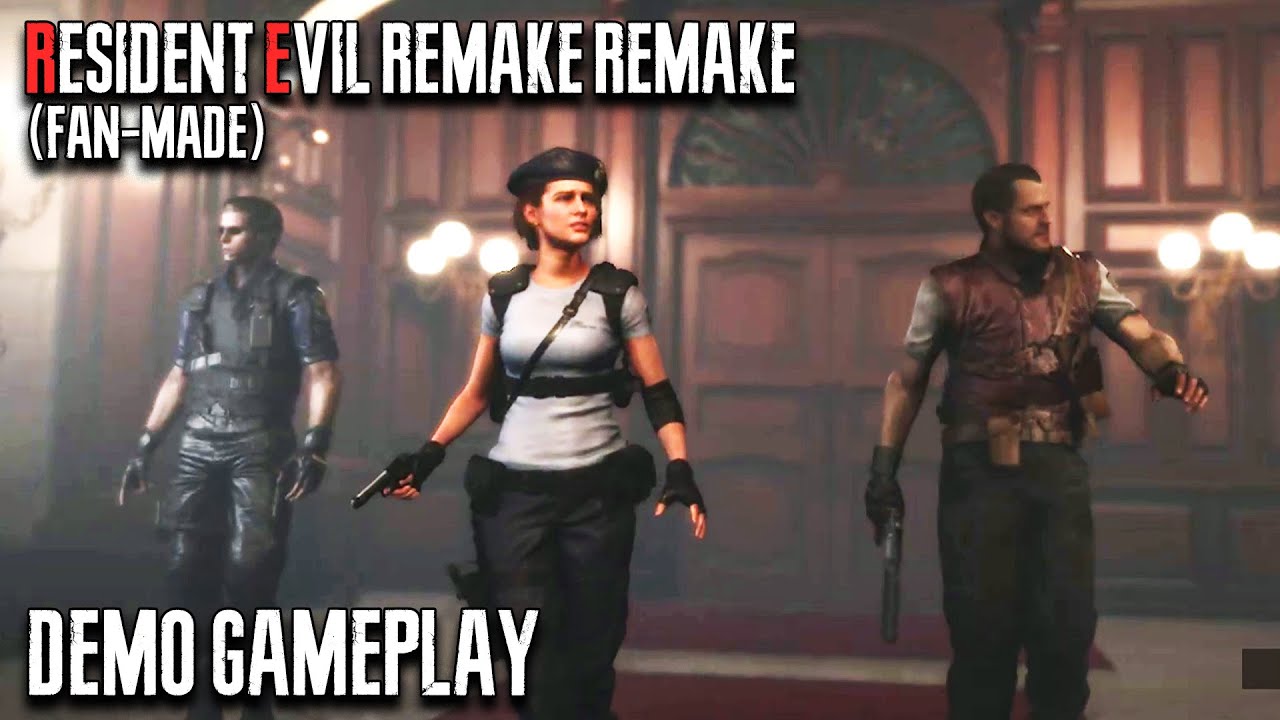 RESIDENT EVIL 1 REMAKE REMAKE (Fan-Made) DEMO Gameplay - No Commentary | Early Access