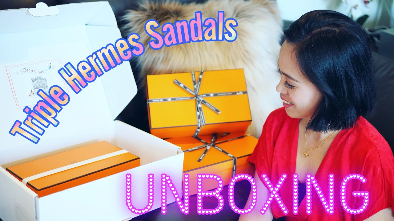 TRIPLE HERMES UNBOXING | ORAN & OASIS SANDALS