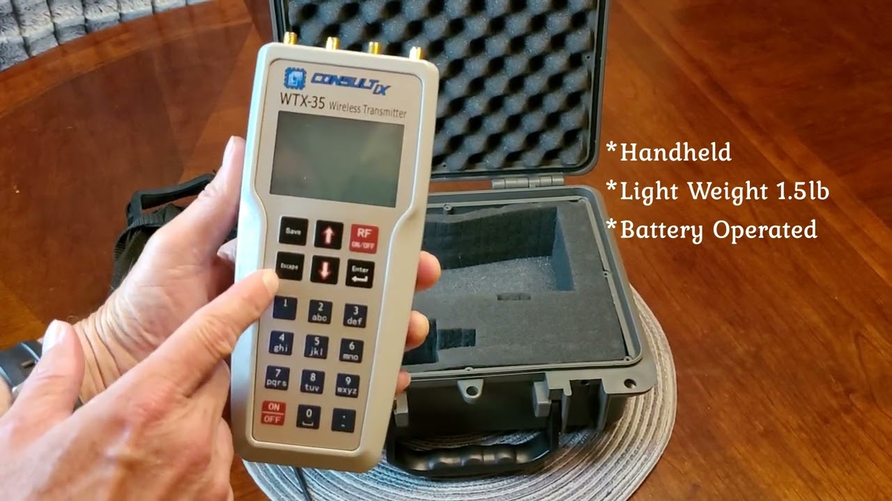 WTX-35B_Handheld DAS CW Test Transmitter