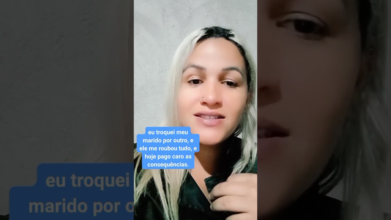 MULHER TROCA O ESPOSO PELO AMANTE , E DIZ SE ARREPENDER PORQUE O AMANTE ROUBOU TUDO DELA.