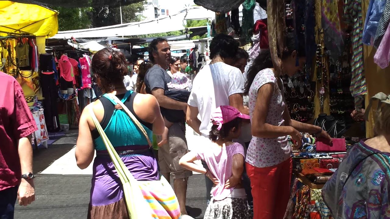 Paseando por Montevideo Uruguay, Feria del Parque Rodo 1/2
