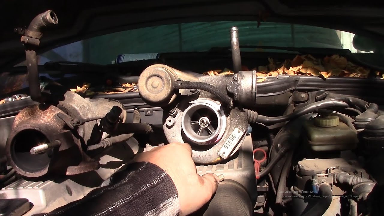 BMW E36 325TDS Замена турбины TD04 1-G5 на GARRET  M51D25