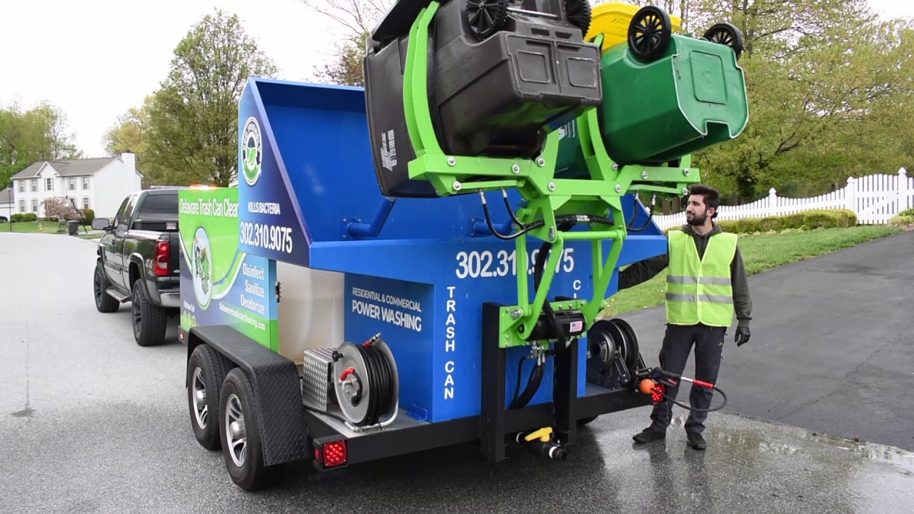Trash Can Cleaning in Delaware