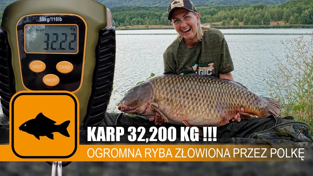 🔥🤯 32,200 kg! | Ogromny #KARP złowiony przez KOBIETĘ! 🤯🔥