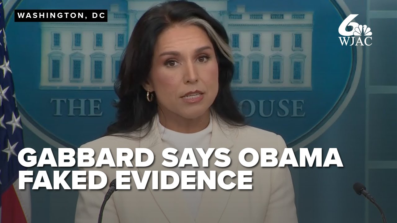 Tulsi Gabbard says Obama faked evidence against Trump during briefing with Karoline Leavitt