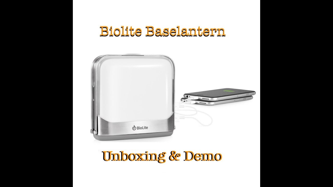 Biolite Baselantern - UnBoxing & Demo