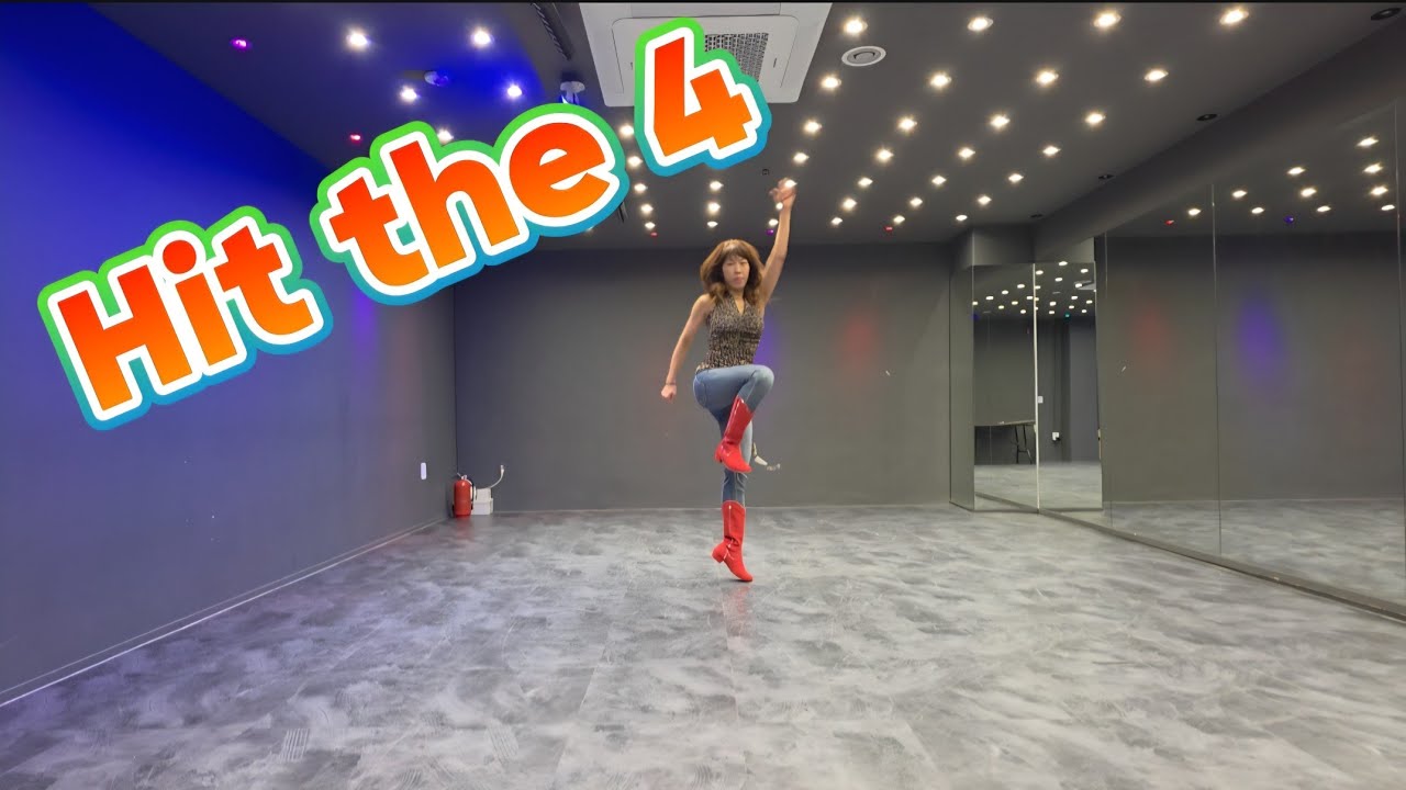 [LINE DANCE][중고급]Hit the 4 Line Dance || High Intermediate ||  힛더포 라인댄스 || Jessi LineDance