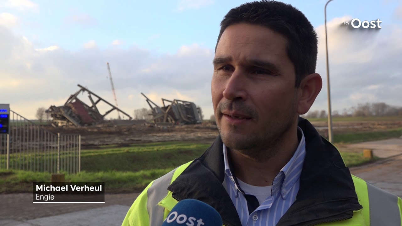 Laatste deel IJsselcentrale met moeite tegen de vlakte