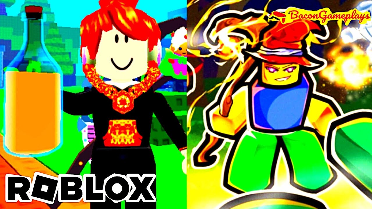 PRODUZINDO POÇÕES E ENFRENTANDO INIMIGOS - (Roblox - Brew A Potion)