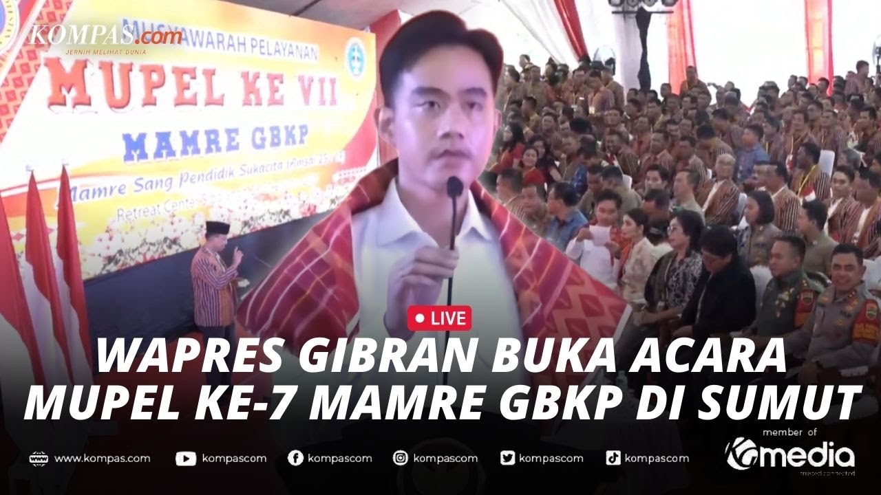 🔴LIVE - Arahan Wapres Gibran pada Musyawarah Pelayanan Gereja Batak Karo Protestan di Deli Serdang