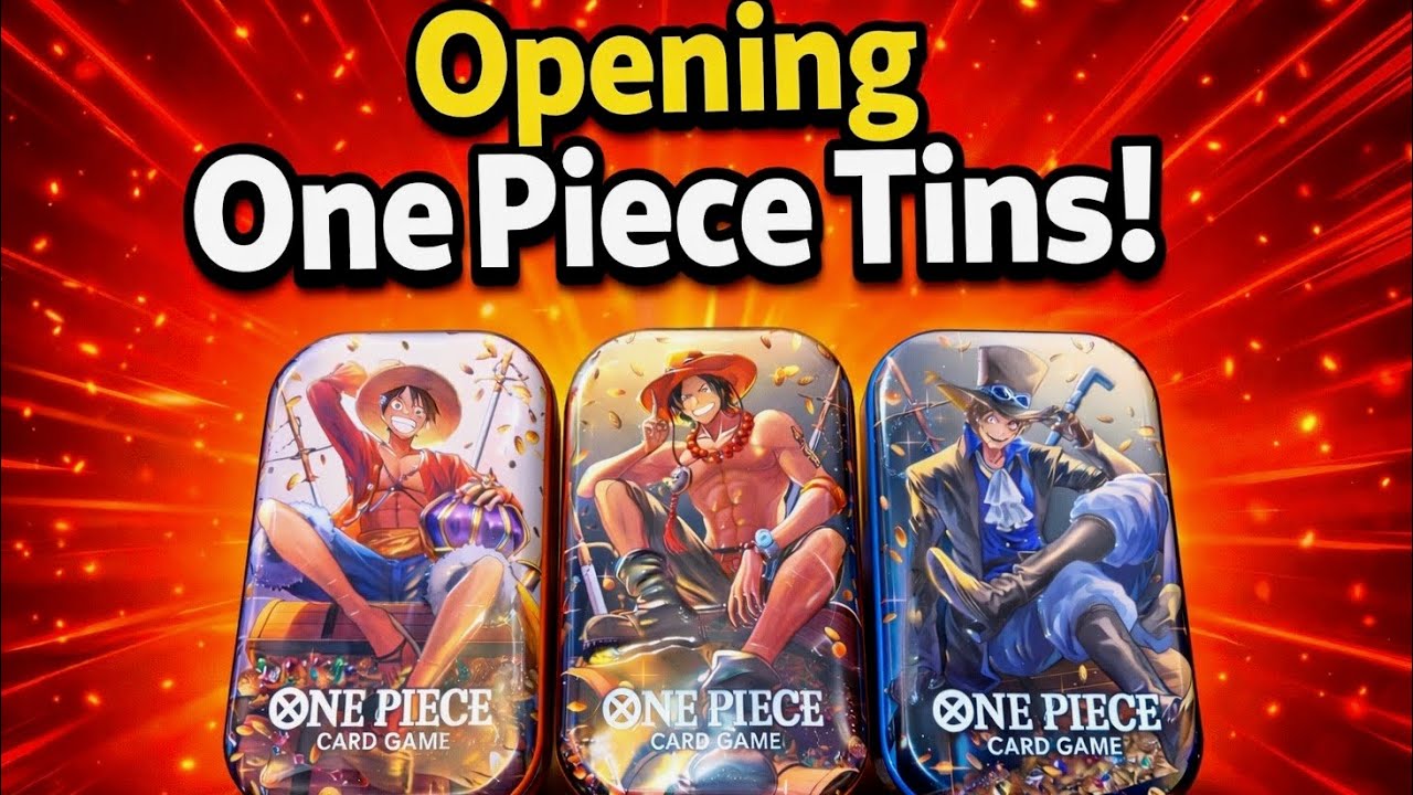 ARE ONE PIECE TINS WORTH THE HYPE? | OP13 pack opening! 