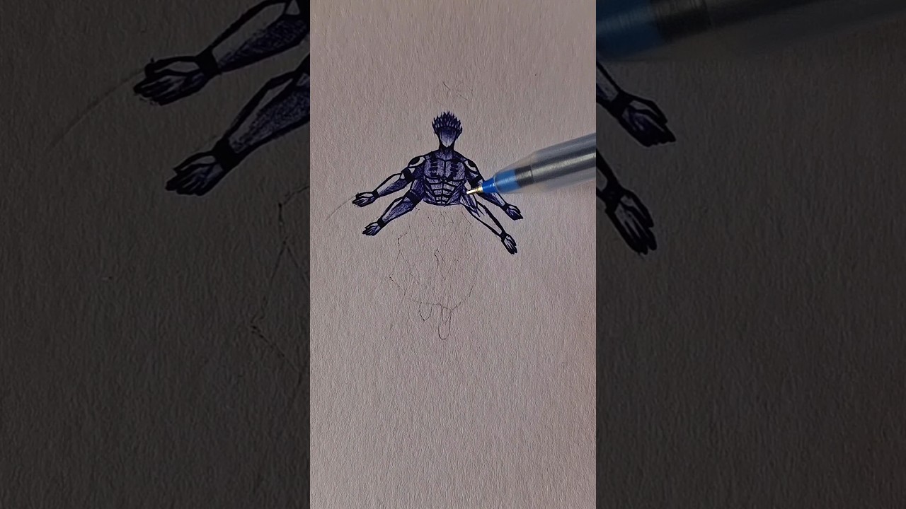 Sukuna Vs Yuta - Yuji  Sketch Drawing | jujutsu Kaisen  #shorts #anime #drawing #sukuna #jjk