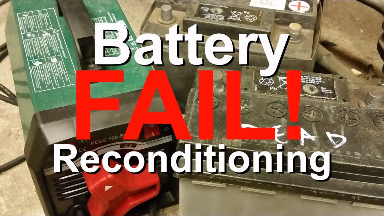12v Car Battery Reconditioning FAIL Using an Arc Welder? I ACCIDENTALLY USED AC VOLTAGE