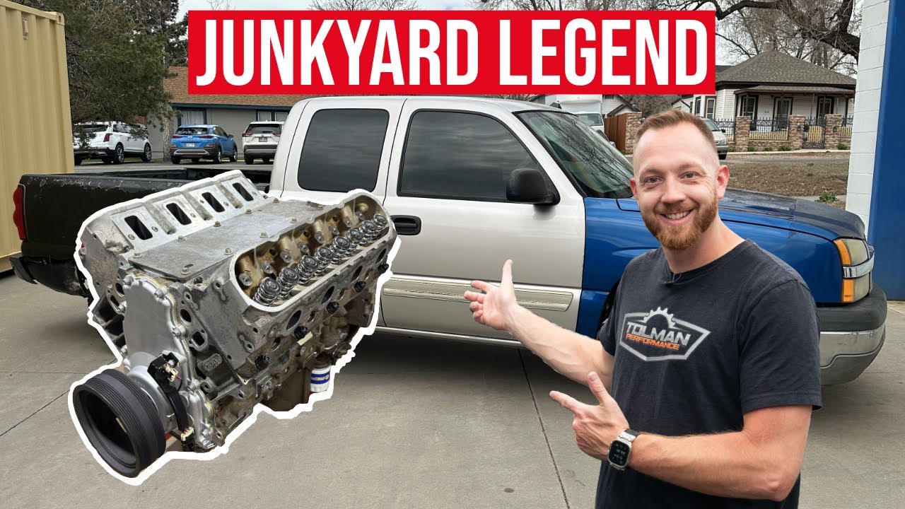building the ULTIMATE JUNKYARD ENGINE for my Drag Truck
