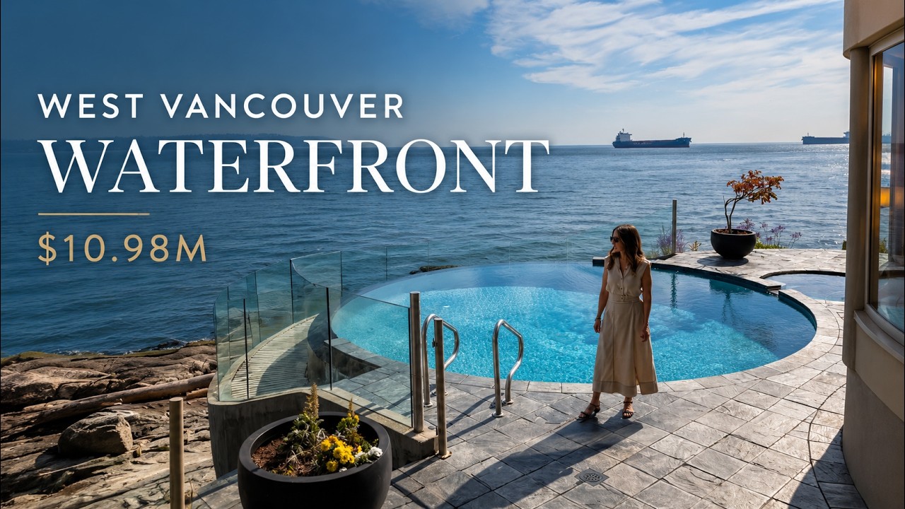 Inside a $10.98M West Vancouver Waterfront Home | Home Tour