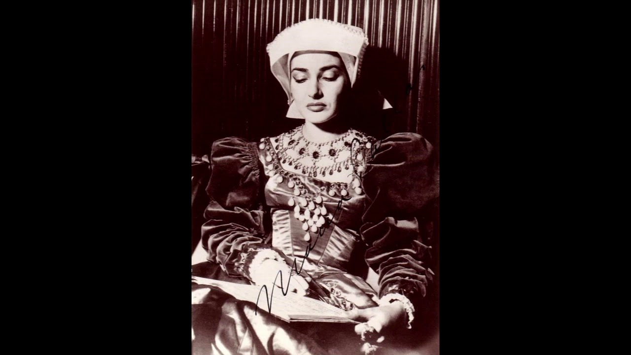 Maria Callas' Violent Trills and Extreme Range (Bb3-C6) as Anna Bolena