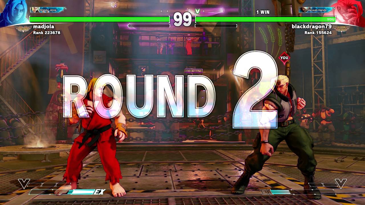 Street Fighter V Fighting the bullshit Lag switch user