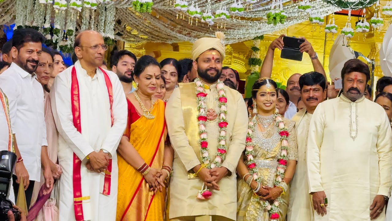 CM Revanth Reddy Brother Daughter Marriage | Anumula Tirupathi Reddy Daughter Marriage | Balakrishna