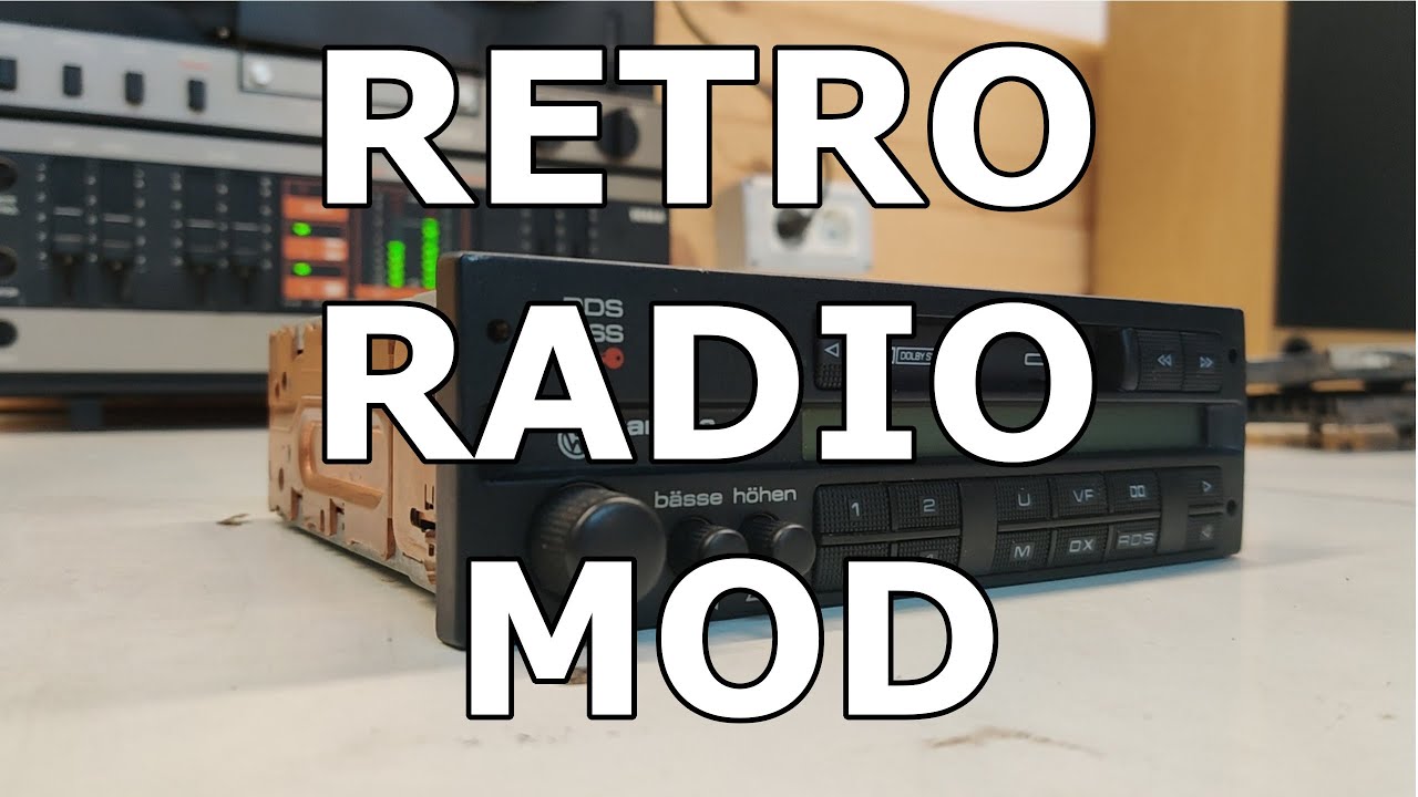 How to mod RETRO VW gamma 3 radio | Bluetooth