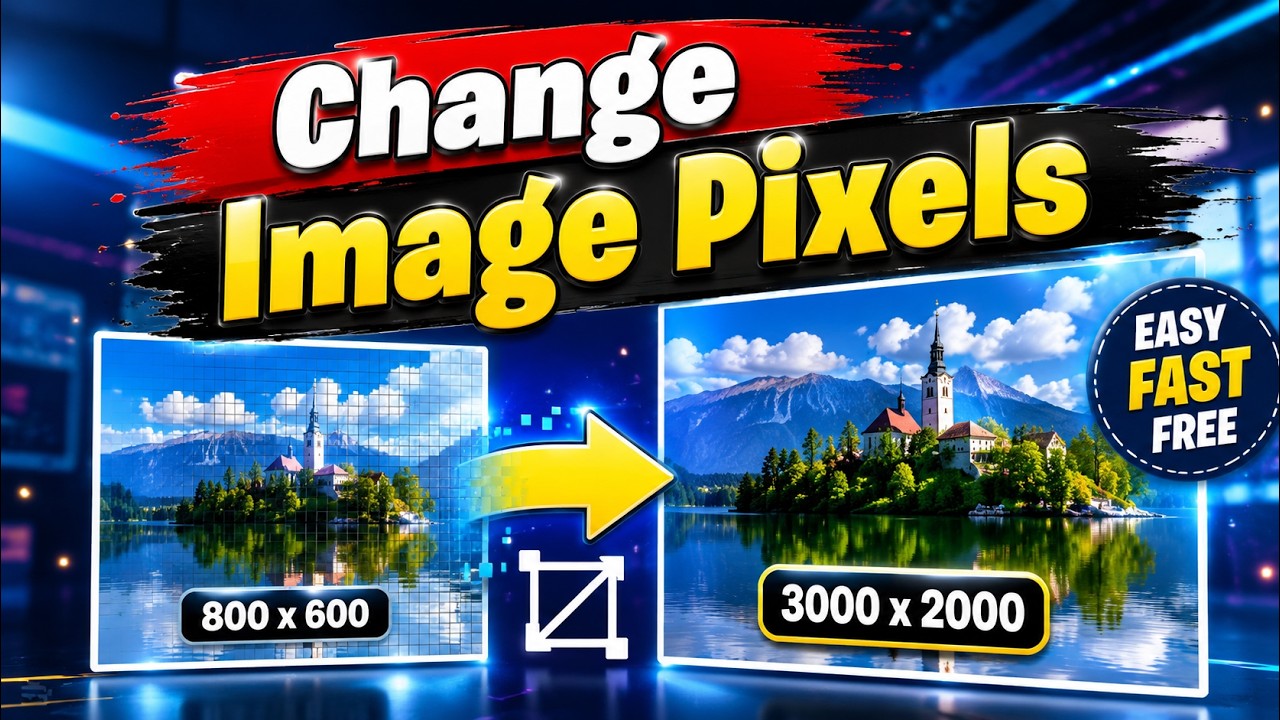 How to Change Pixels of an Image | Resize Image Pixels Online | Free Online Image Editor