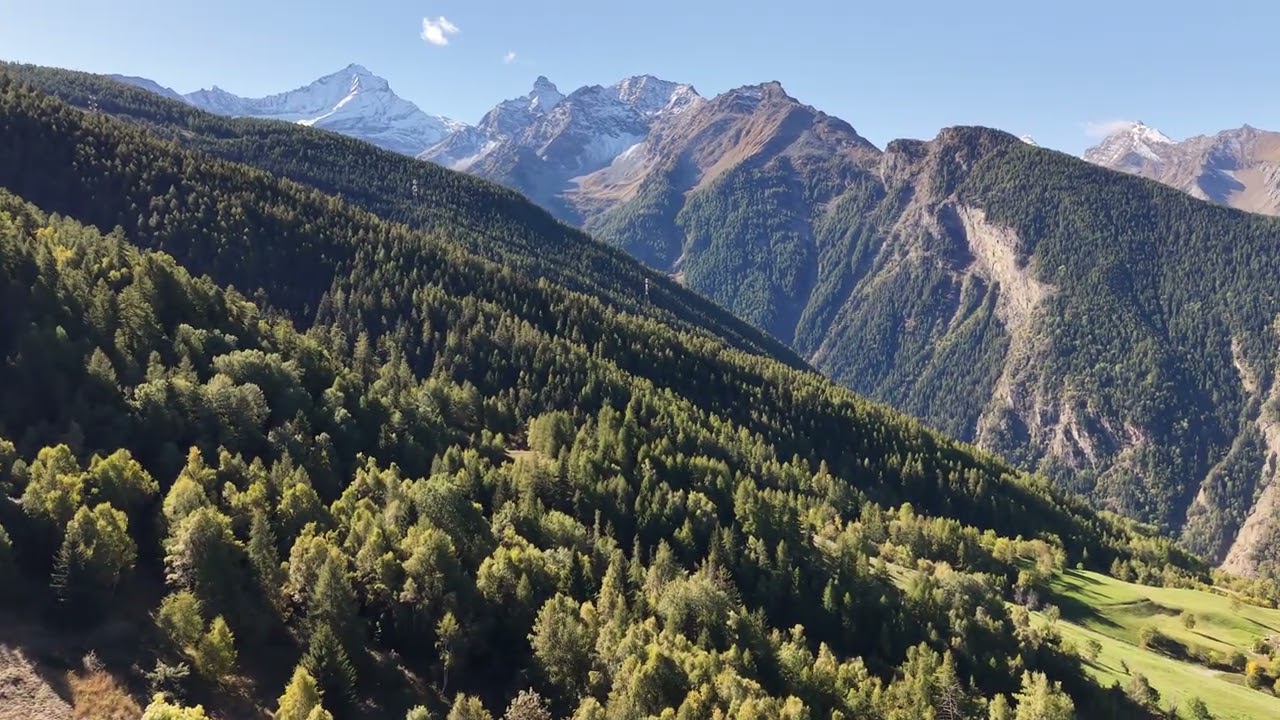 Aosta Valley - flying  panorama