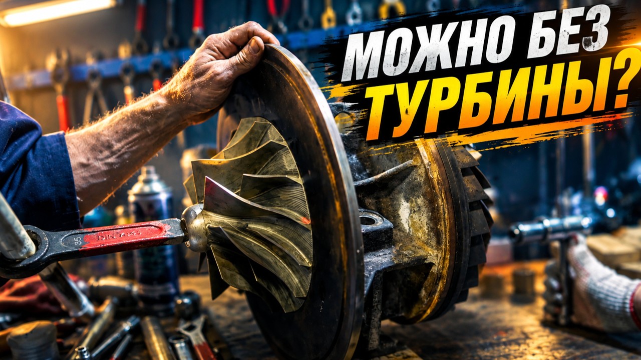 Чуть не сломали ТУРБИНУ  на движке