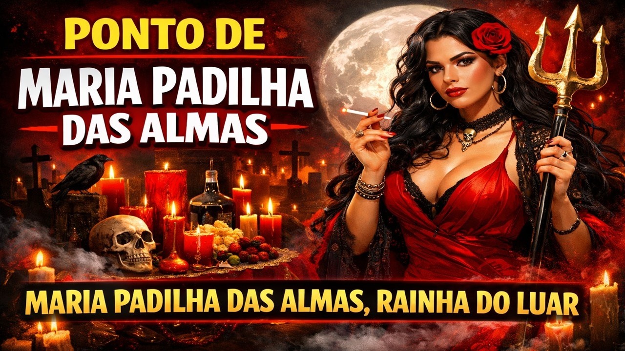 PONTO DE MARIA PADILHA DAS ALMAS  - MARIA PADILHA DAS ALMAS, RAINHA DO LUAR