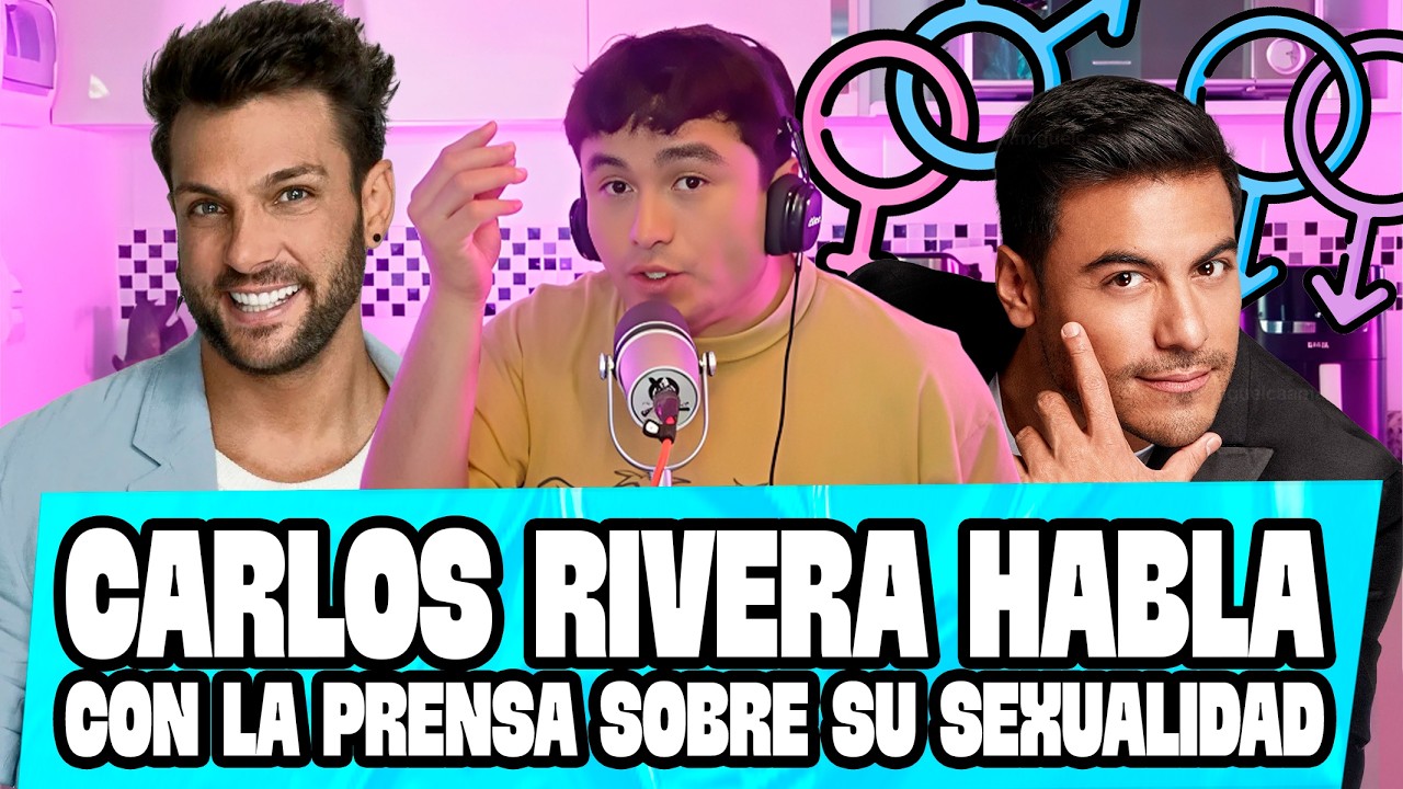 CARLOS RIVERA habla con la prensa ¿sobre su SEXUALIDAD?