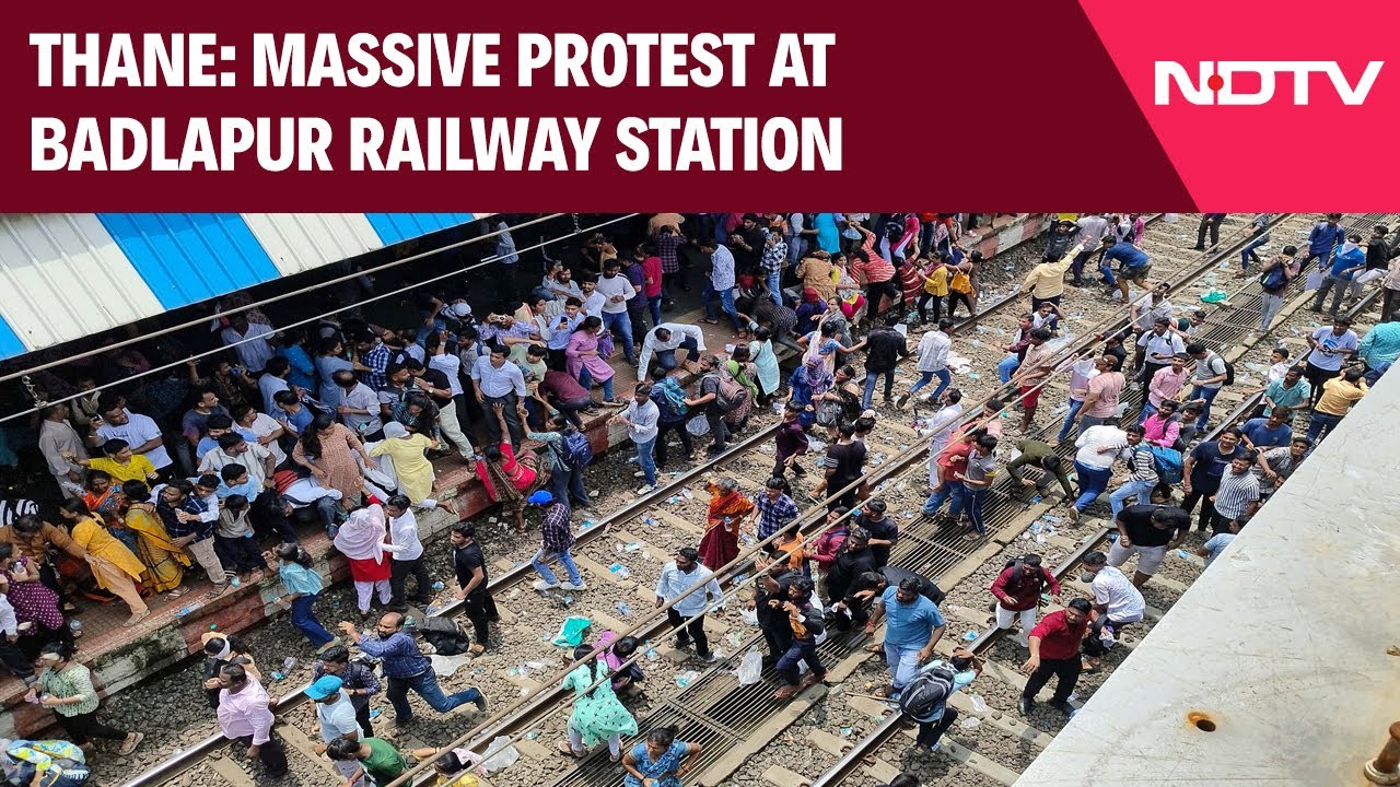 Thane Protest | 2 Nursery Girls Sexually Assaulted In Thane School, A Massive Protest Erupted