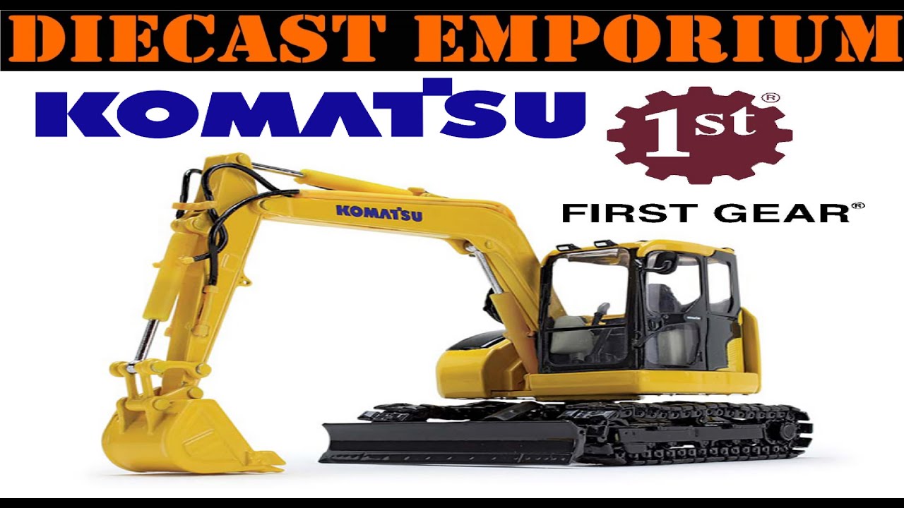 1:50 Scale First Gear Komatsu PC78US-11 Excavator Unboxing & Review