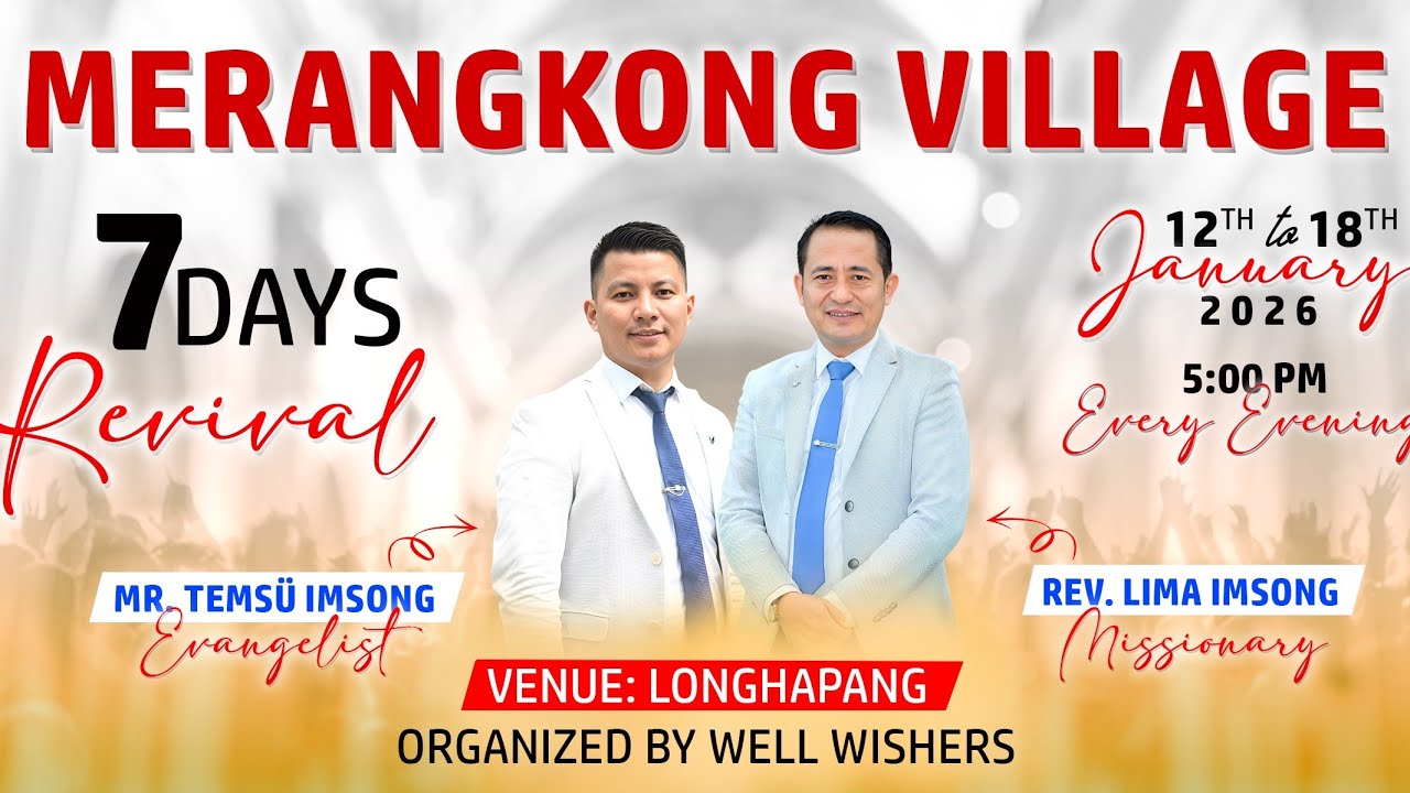 Merangkong Village Revival 2026 | Temsu Imsong, Missionary | 15th January | Day 4