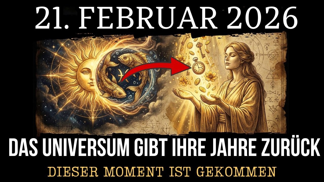 UNIVERSUM GIBT IHRE JAHRE ZURÜCK! Sonne in Fische - ZEIT, SICH DAS IHRE ZU HOLEN!