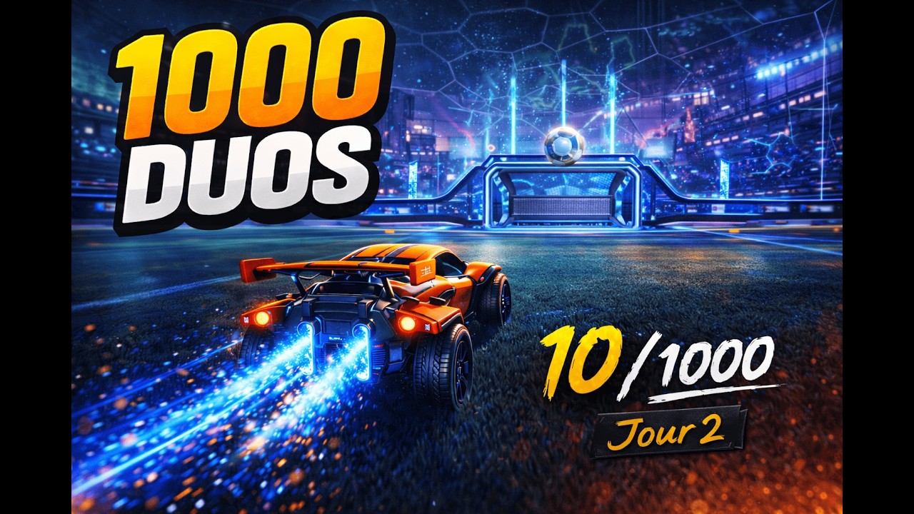 1000 Duos en occasionnel. Jour 2 | 5 nouvelles games sur Rocket League 1500 MMR