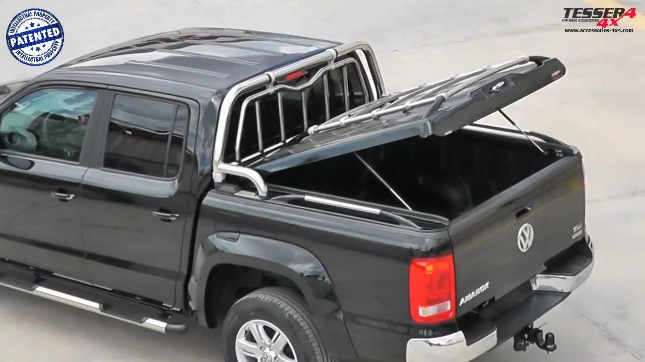 At www.tessera4x4.com: VW Amarok cover lid pick up offroad 4x4 accessories vs