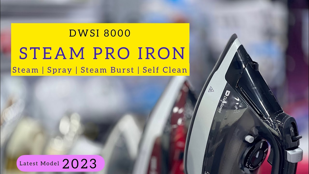 Best Steam Iron in Pakistan 2023 | How to Use a Steam Iron | DWSI8000 Steam Pro Iron | DawlanceIron