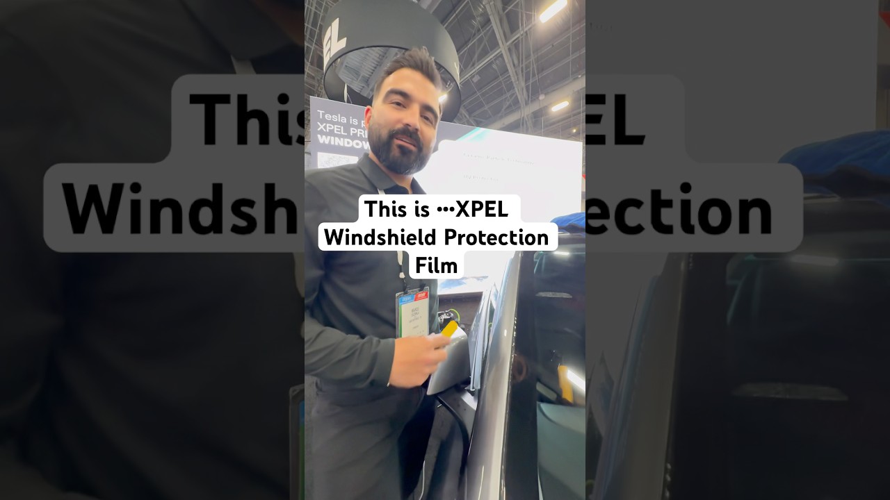 XPEL windshield protection film is self healing. #xpel #windshield #protection
