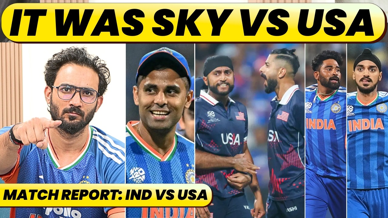 🔴INDIA'S REALITY CHECK IN OPENER, CAPTAIN SKY SAVES INDIA. 77/6 TO 161, SKY 84*(49)