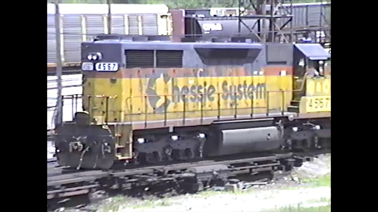 Early CSX hump Willard, Ohio  July 12, 1989