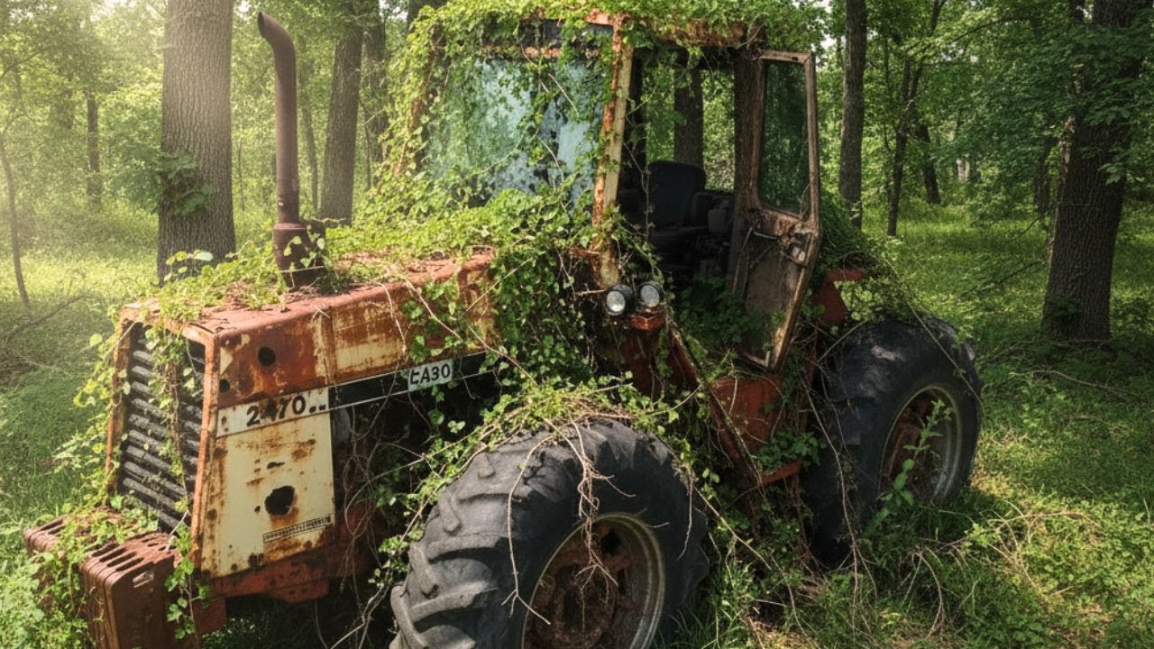 Case 2470 Traction King 4WD — The 280HP Field Dominator Buried 40 Years — Red Monster Awakens