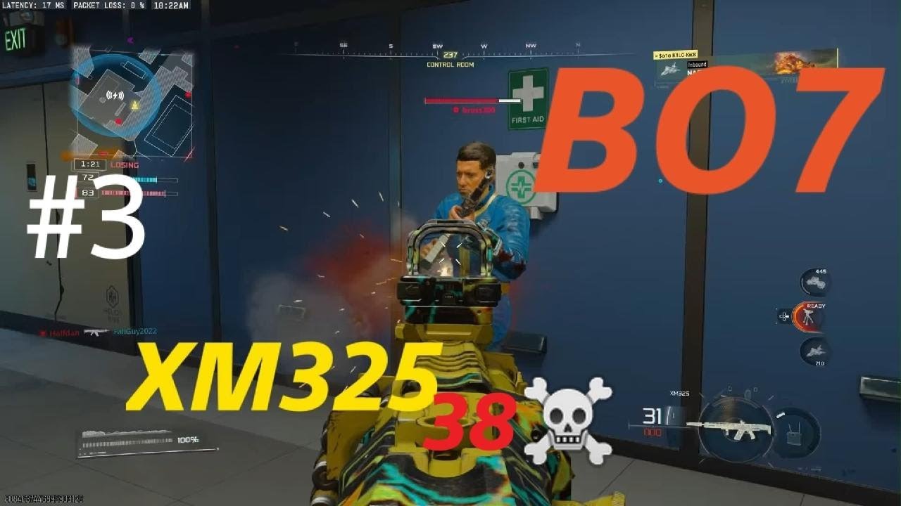 Call of Duty BO7- XM325 gameplay on EXPOSURE (No Commentary)