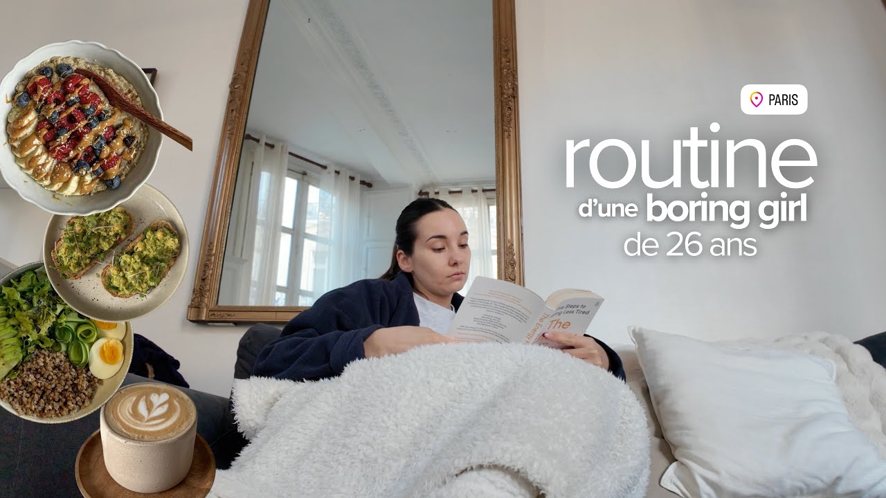 Routine *boring girl* réaliste 🎀✨ : pilates, lecture, anxiété & prépa marathon (pas facile)