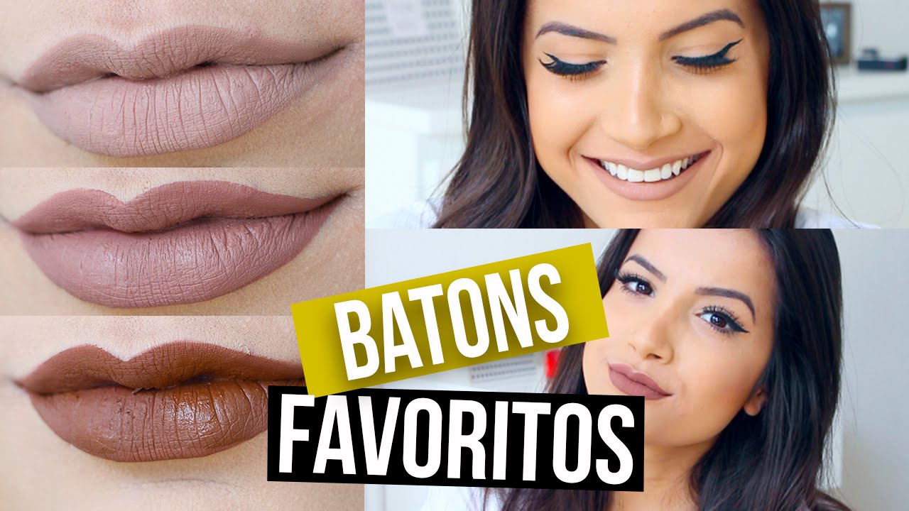 MEUS BATONS NUDES/MARRONS FAVORITOS DA VIDA! #VEDA14
