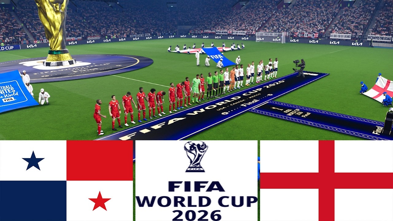 Panama vs England - FIFA World Cup 2026 | Full Match All Goals | Simulation PES