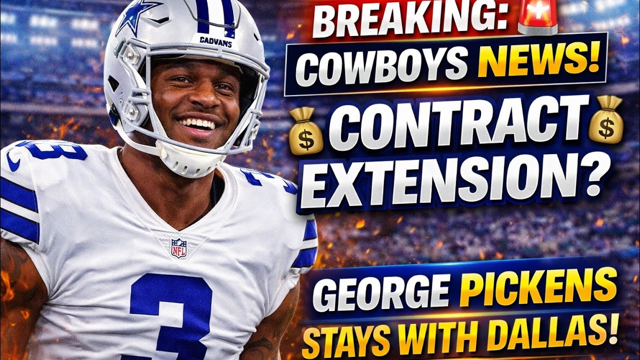 🚨✍️BREAKING 🏈🔥 George Pickens Signs New Deal with Dallas Cowboys🔥🔥It's over  cowboys Announced 