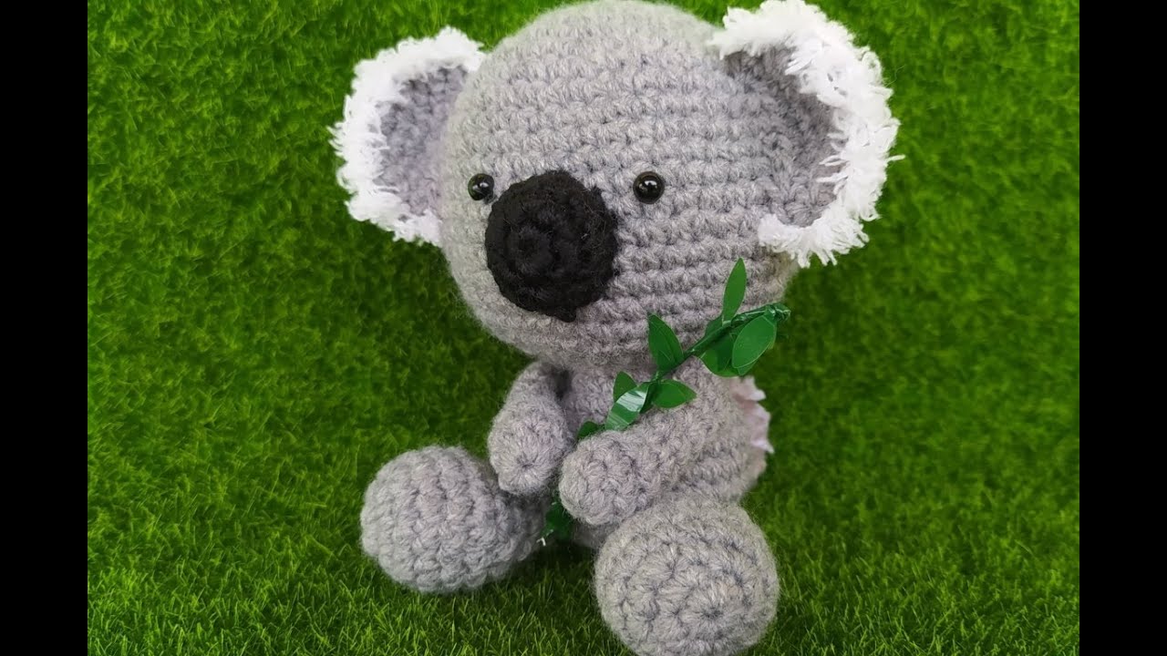 Урок вязания крючком коалы амигуруми 🐨🌿