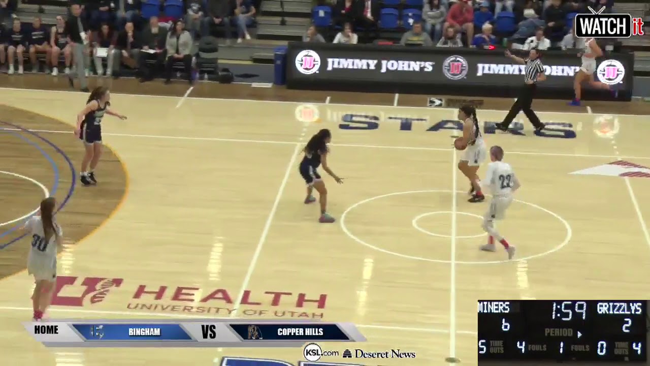 6A Girls Basketball: Copper Hills vs Bingham High School UHSAA 2019 State Tournament Championship